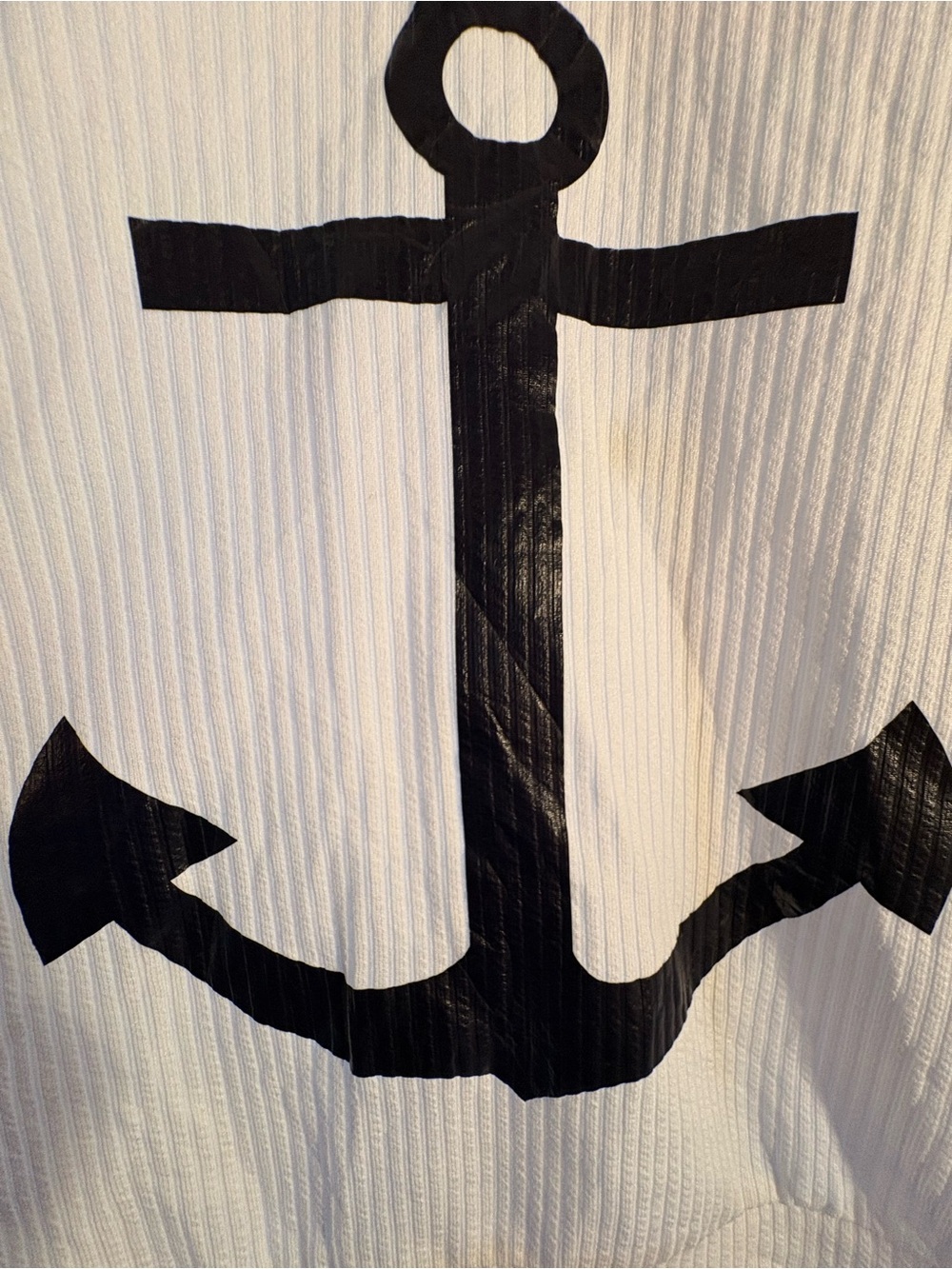 Women’s Nautical Hoodie - White with Navy Anchor. Ladies xl. Ready for summer!!! - Picture 4 of 14